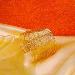 Sculptural Wire Cuff Bracelet