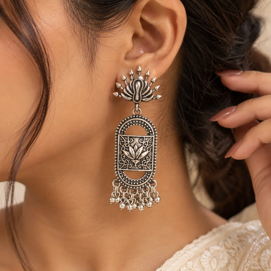 Lotus Royal Dangle Earrings