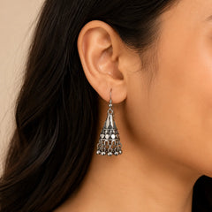 Boho Cone Oxidised Earrings