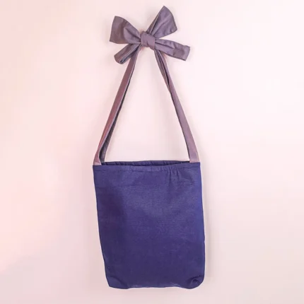 Navy Blue Knot Tote Bag