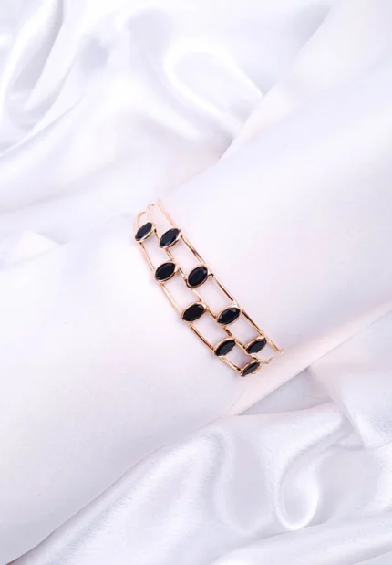 Layered Open Cuff Bracelet
