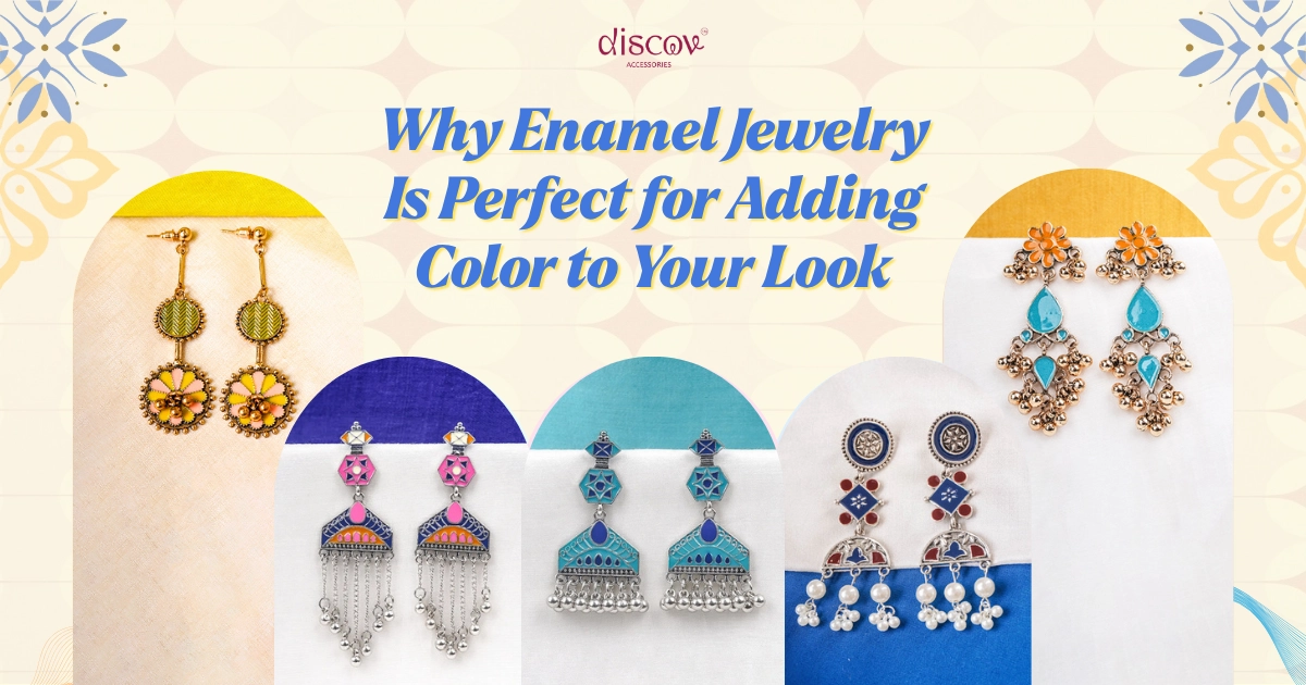 Why Enamel Jewelry Is Perfect for Adding Color to Your Look