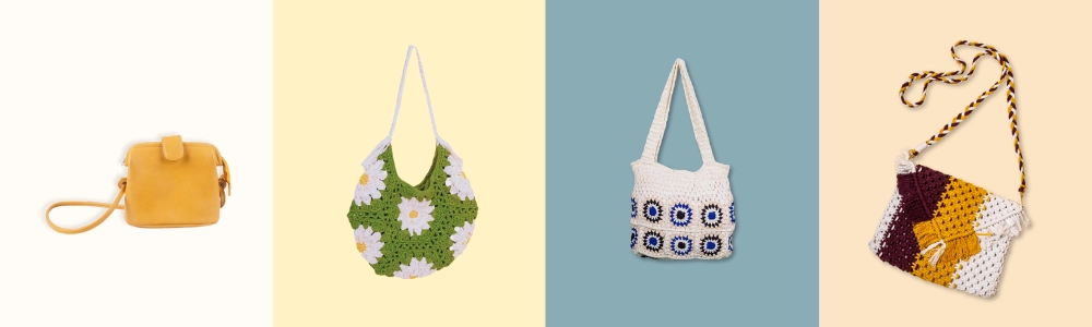 Elegant handbag styled with jewelry and belt – complete look with the power trio of accessories