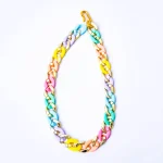 Pastel Curb Chain Necklace - Image 3