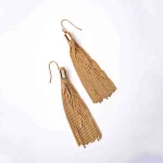 Cascading Tassel  Earrings - Image 2