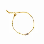 Dainty Bow Satallite Bracelet - Image 4