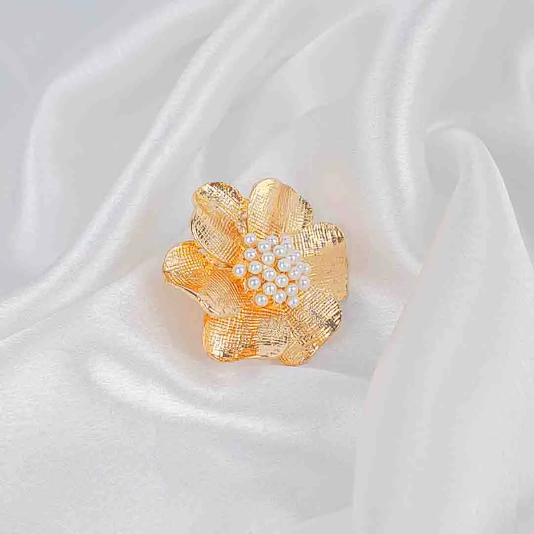 20251101_134631.webp Floral Pearl Statement Ring - Image 1