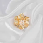 Floral Pearl Statement Ring - Image 2