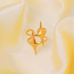 Golden Sparkle Stellar Ring