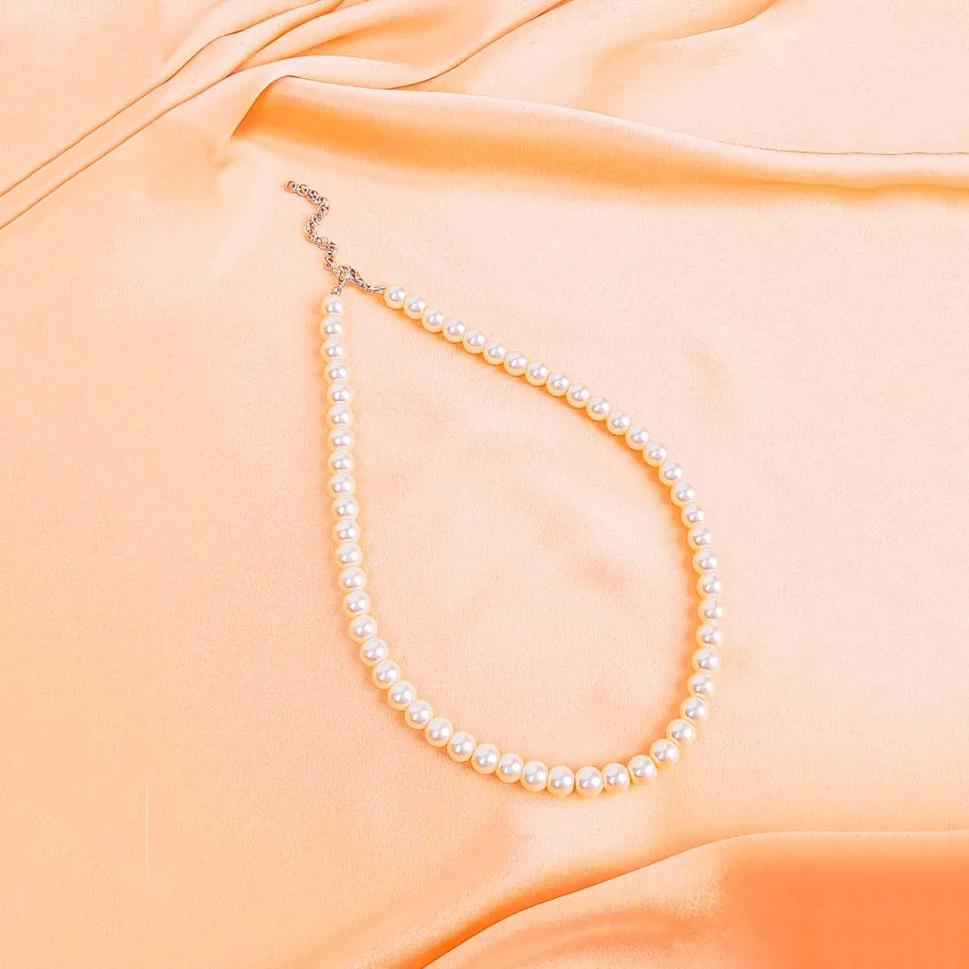 20251104_154207.webp Classic Pearl Round Necklace - Image 1