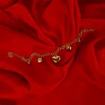 Golden Heart Chain Bracelet - Image 2
