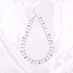 Colorful Butterfly Crystal Charm Necklace - Image 4