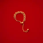 Golden Link Chain Ring