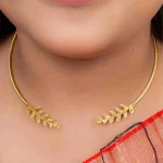 Brass Olive Leaf Hasli - Image 3