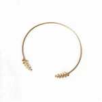 Brass Olive Leaf Hasli - Image 5