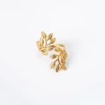 Golden Leaf Vine Ring - Image 2