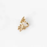 Golden Leaf Vine Ring - Image 3