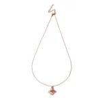 Rose Gold Floral Spinning Necklace - Image 5