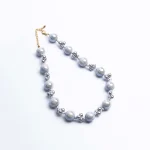 Chunky Beaded Statement Necklace - Image 3