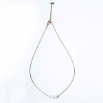 Elegant String of Pearl Golden Chain Necklace - Image 4