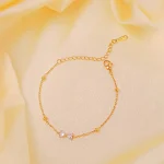 Dainty Bow Satallite Bracelet - Image 2