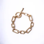 Gold Toned Link Chain Bracelet - Image 3