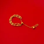 Golden Beaded Layered Chain Ring - Image 4