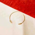 Brass Olive Leaf Hasli - Image 6