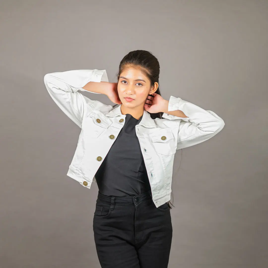 IMG_0666.webp White Crop Denim Jacket - Image 1