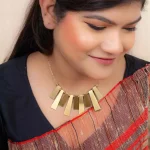 Brass Statement Necklace - Image 2